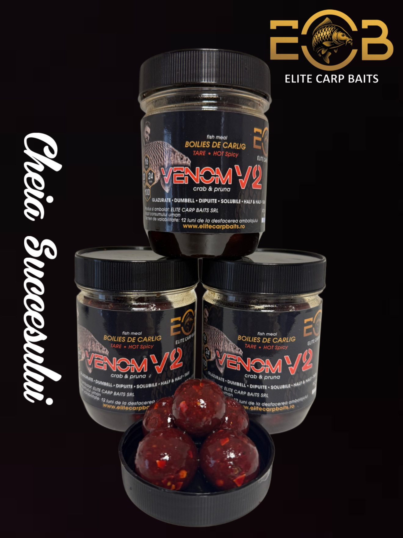 VENOM V2 BOILIES DIPUIT 24mm