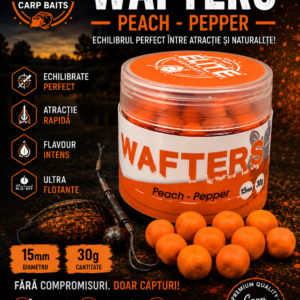 Peach & Pepper Wafters 15mm 30g